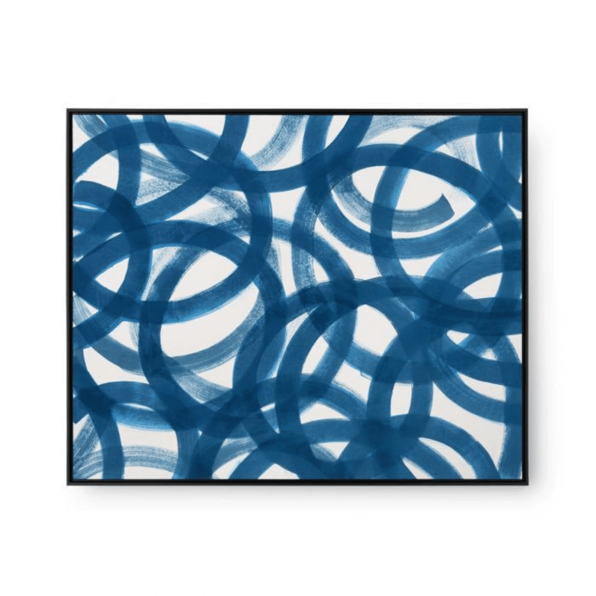 Circle Framed Silk Panel