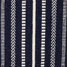 Dalton Flatweave Rug in Navy Blue - Fairley Fancy 