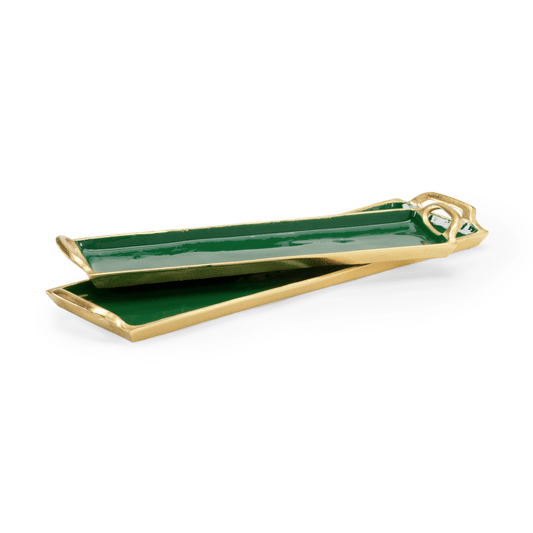 Emerald Enamel Trays - Fairley Fancy 