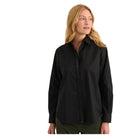 Esther Long Sleeve Sequin Trim Shirt in Black - Fairley Fancy
