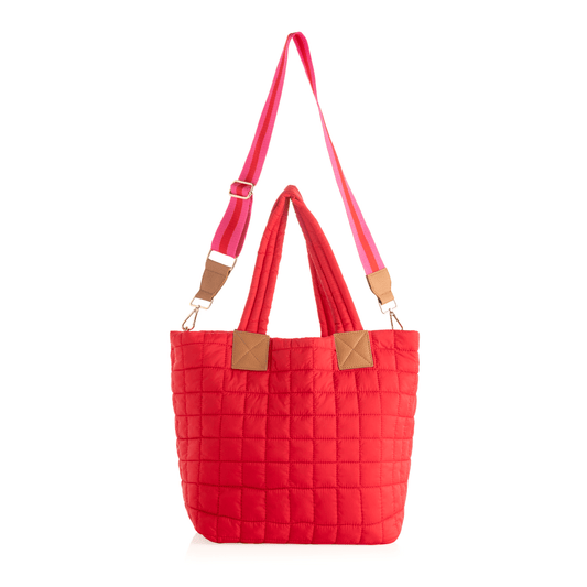 Ezra Tote in Red - Fairley Fancy 
