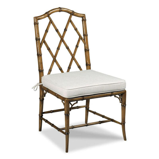 Faux Bamboo Side Chair - Fairley Fancy 
