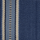 Finely Flatweave Rug in Blue Stripes - Fairley Fancy 