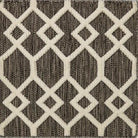 Geometric Flatweave Rug in Cafe - Fairley Fancy 