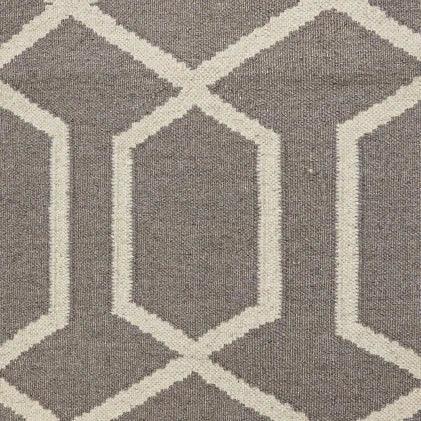 Hudson Kilim Rug in Tan and Ivory - Fairley Fancy 