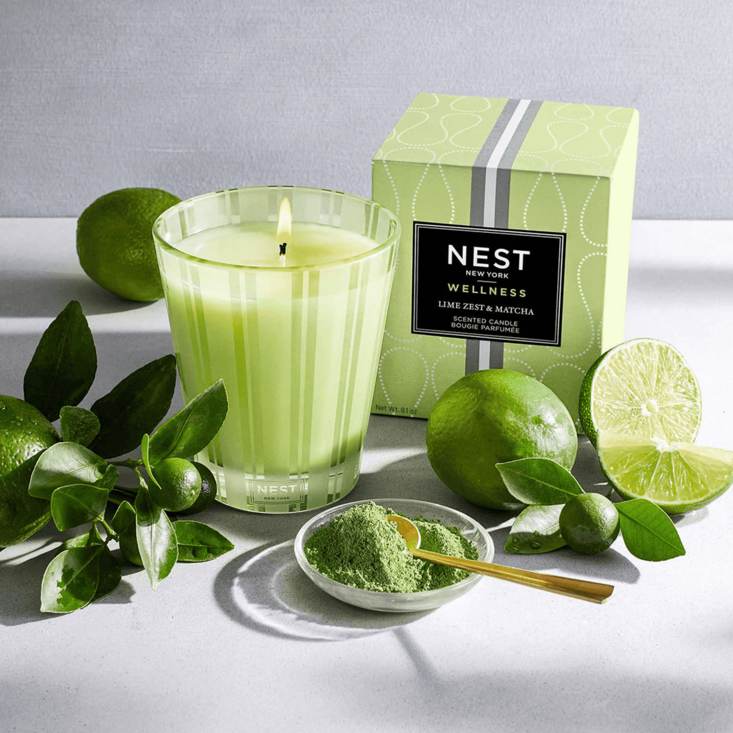 Lime Zest & Matcha Classic Candle - Fairley Fancy 