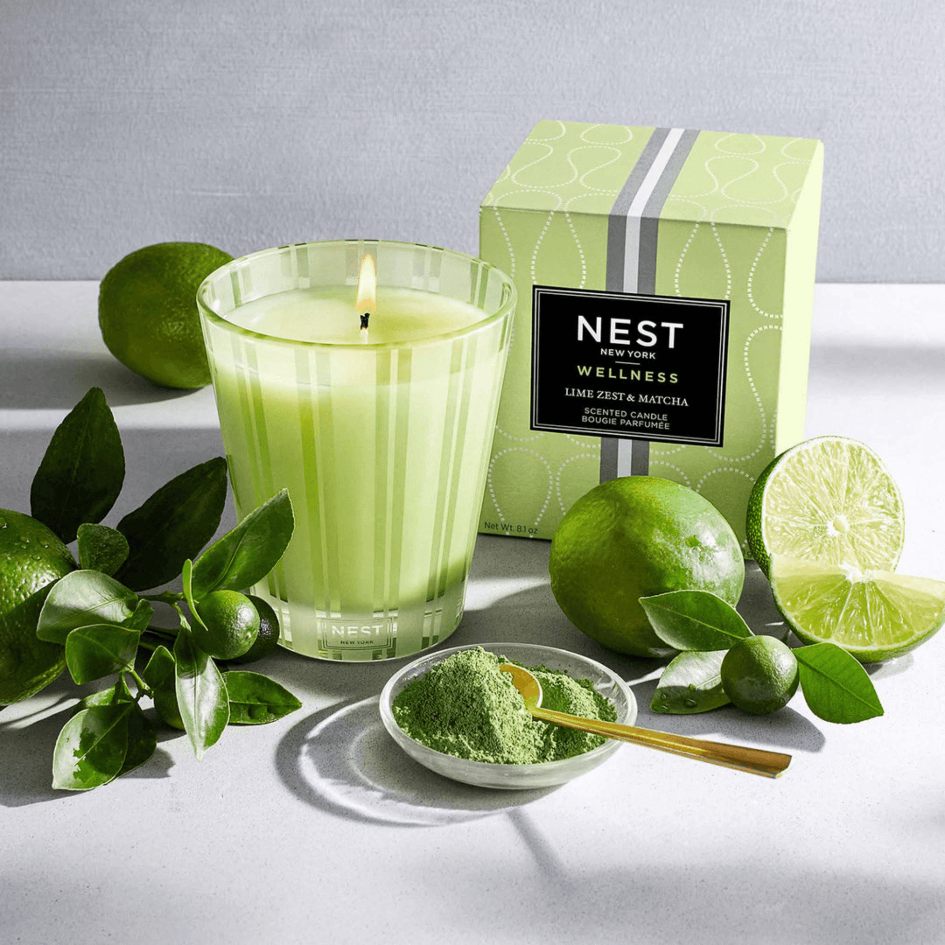 Lime Zest & Matcha Classic Candle - Fairley Fancy 