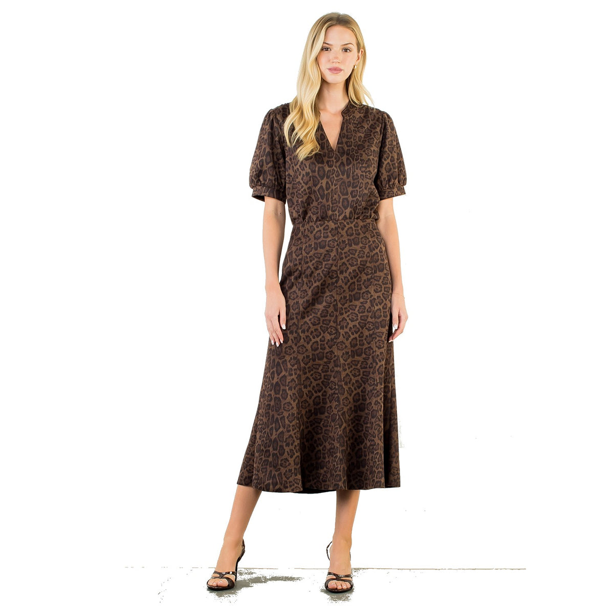 Long Animal Print Skirt - Fairley Fancy