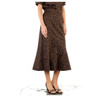 Long Animal Print Skirt - Fairley Fancy