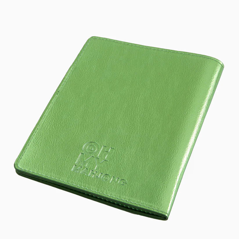 Metallic Green Mahjong Card Folio