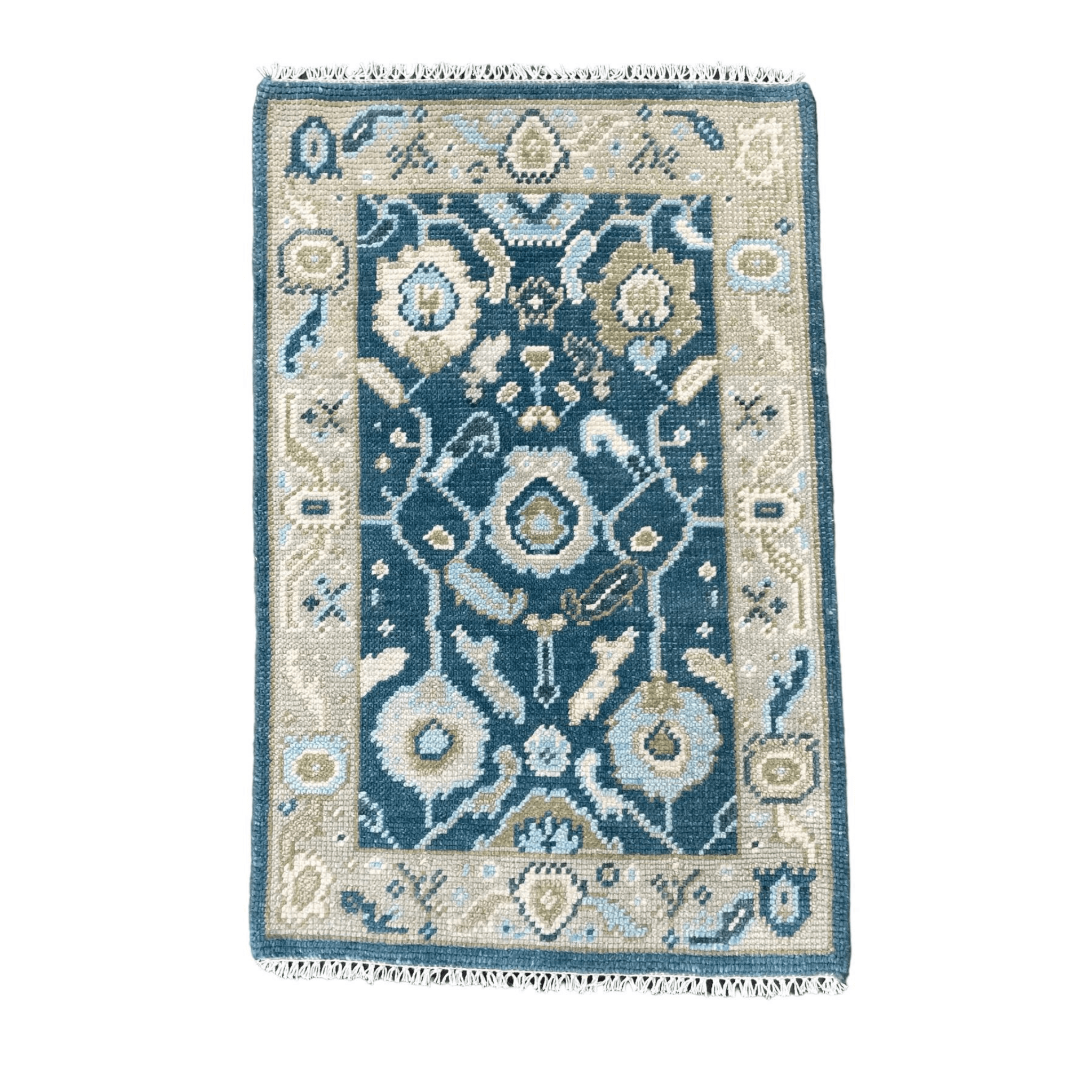 Parker Rug in Ocean - Fairley Fancy 