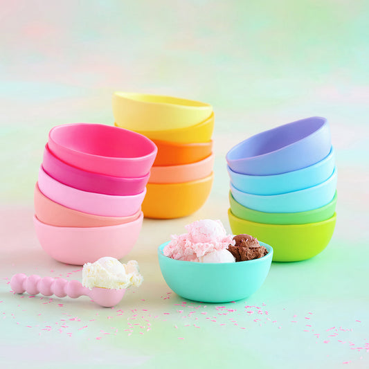 Melamine Rainbow Bowl, 16 Color Options - Fairley Fancy