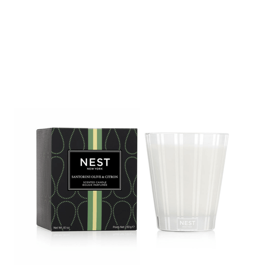 Santorini Olive & Citron Classic Candle - Fairley Fancy 