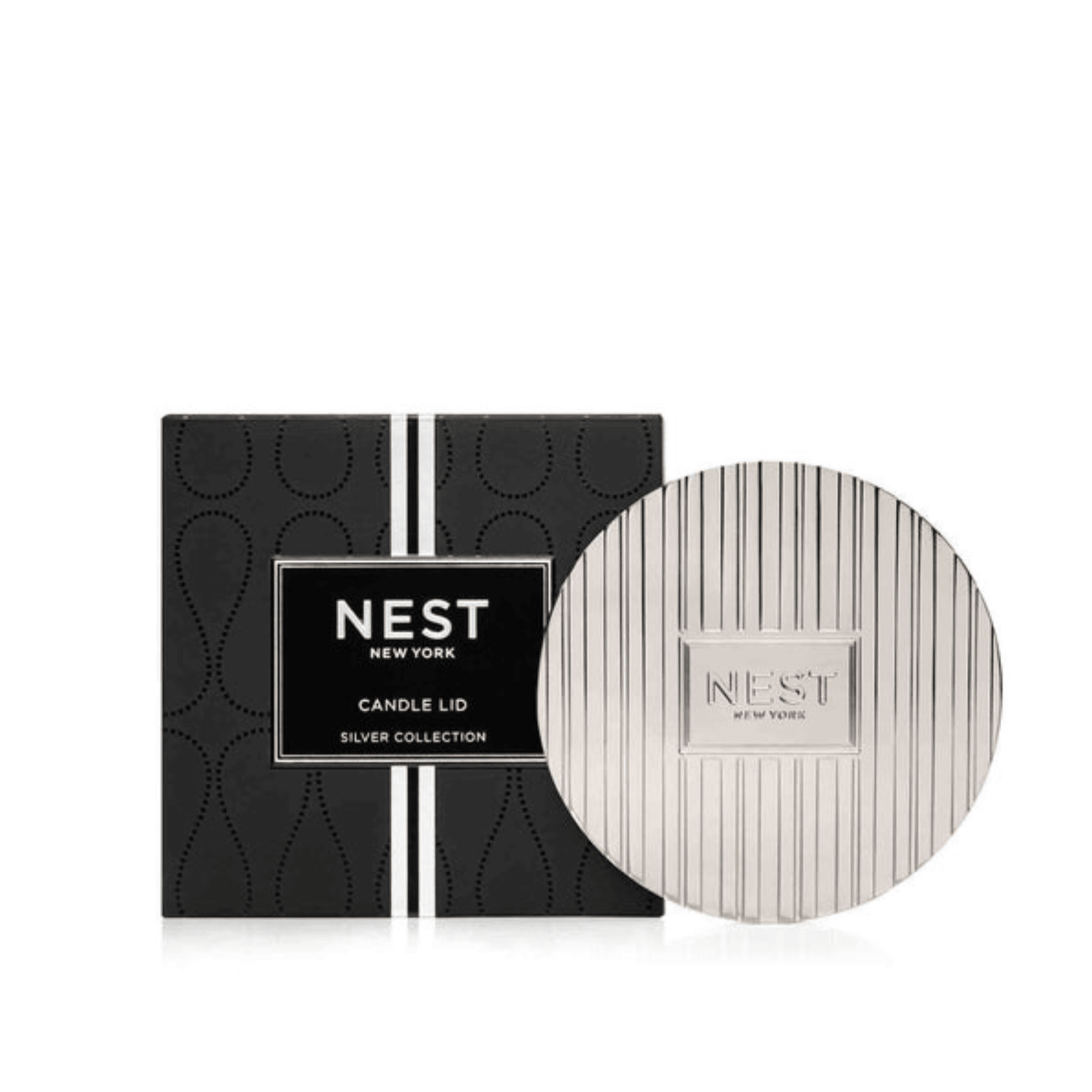 Silver Classic Candle Lid - Fairley Fancy 