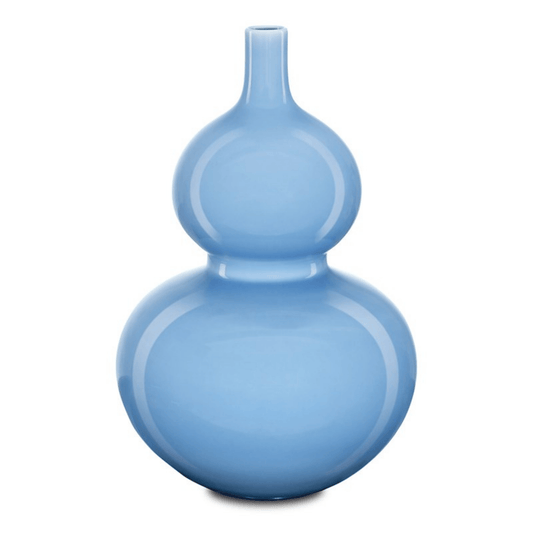 Sky Blue Double Gourd Vase - Fairley Fancy 