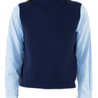 Stripe Sleeve Sweater Top - Fairley Fancy