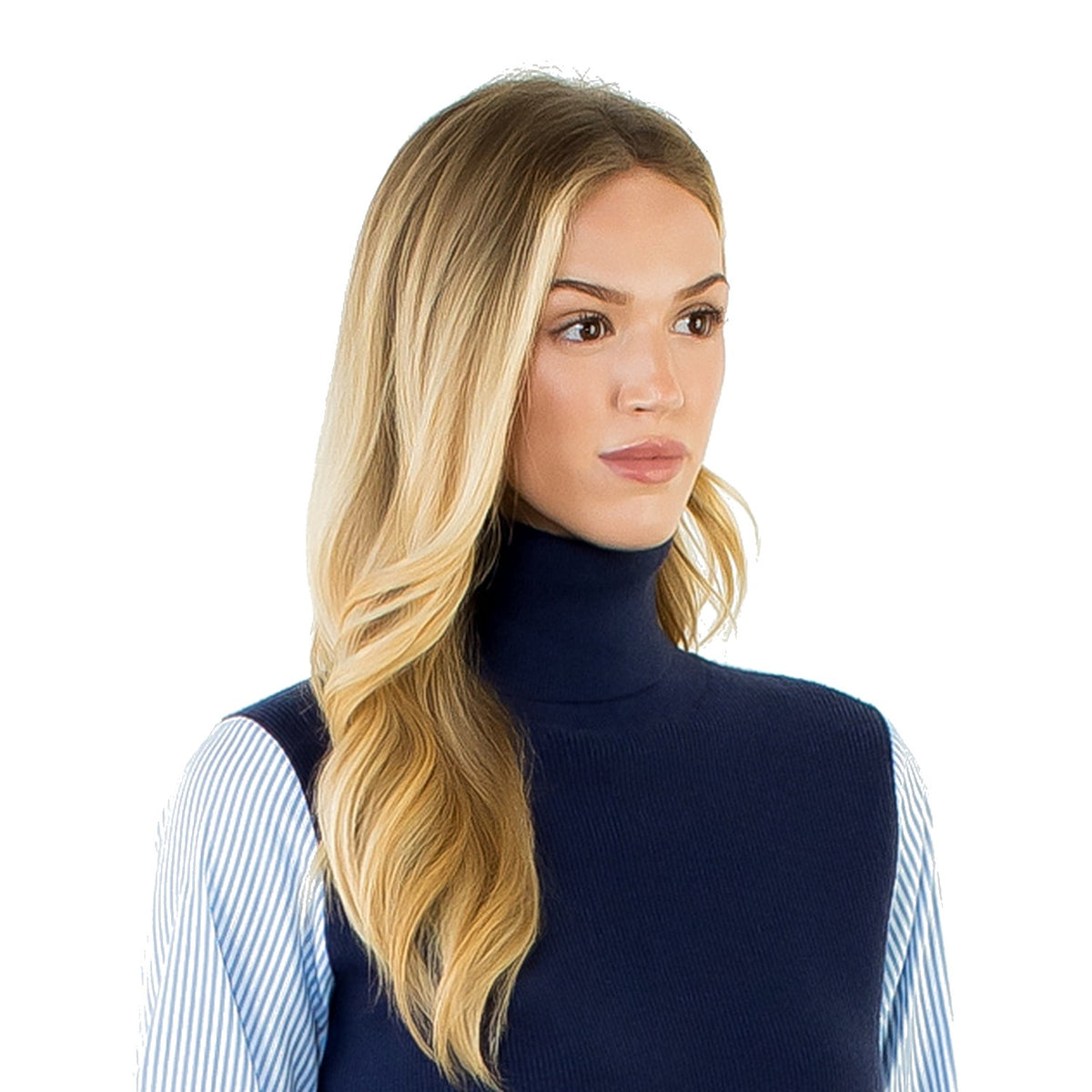 Stripe Sleeve Sweater Top - Fairley Fancy