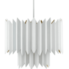 Syrie White Chandelier - Fairley Fancy 