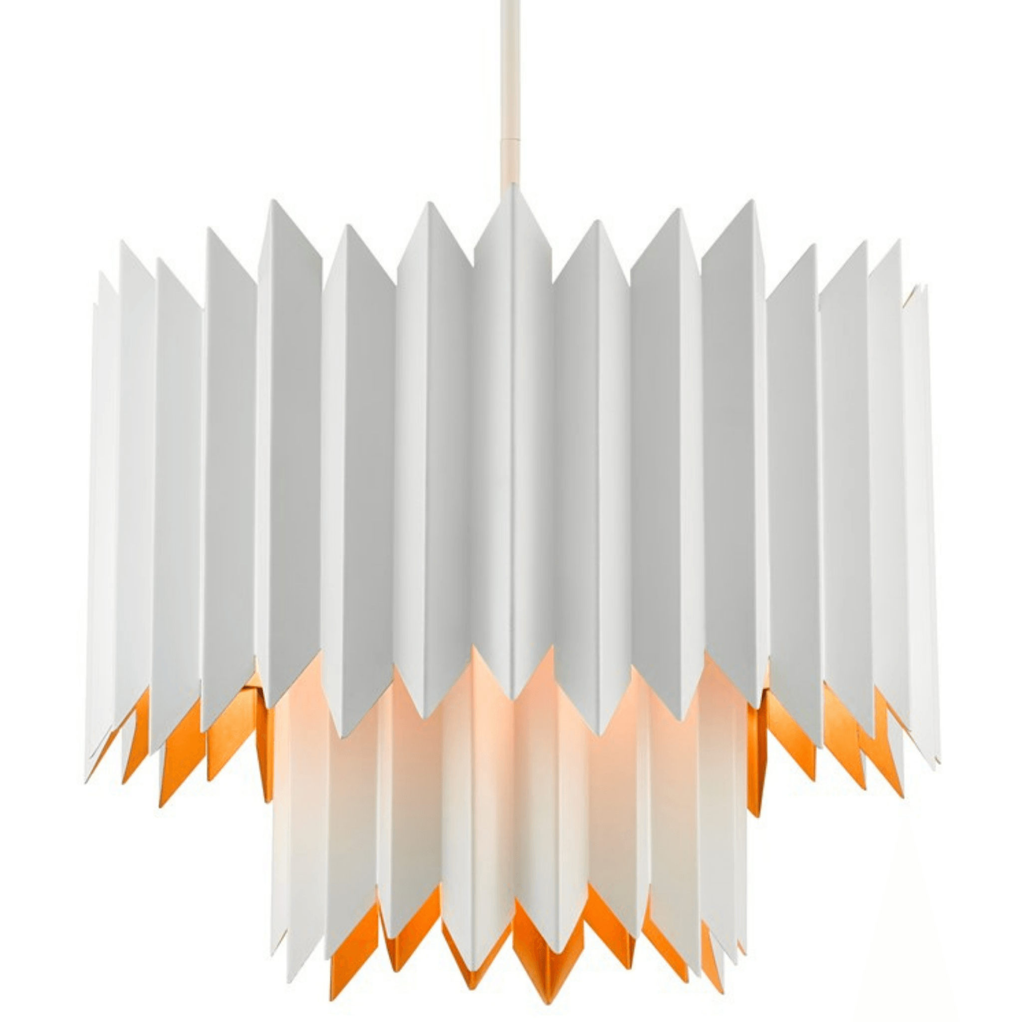 Syrie White Chandelier - Fairley Fancy 