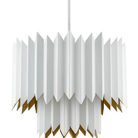 Syrie White Chandelier - Fairley Fancy 