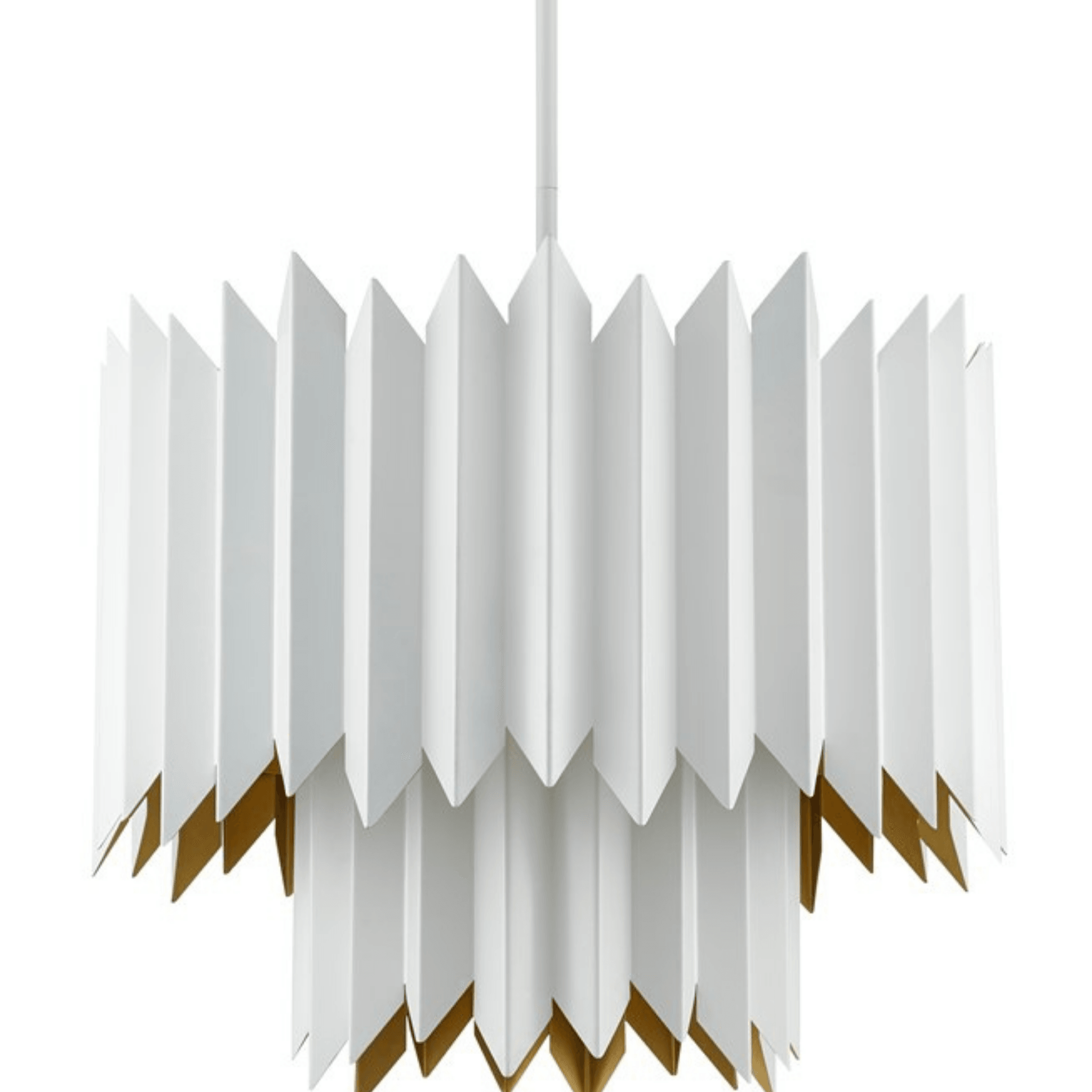 Syrie White Chandelier - Fairley Fancy 