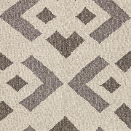 Tatum Kilim Rug in Brown and Tan - Fairley Fancy 