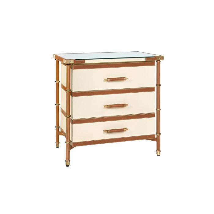 Toulon 3-Drawer Side Table - Fairley Fancy