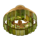 Vintner Green Semi-Flush Mount - Fairley Fancy 