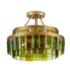 Vintner Green Semi-Flush Mount - Fairley Fancy 