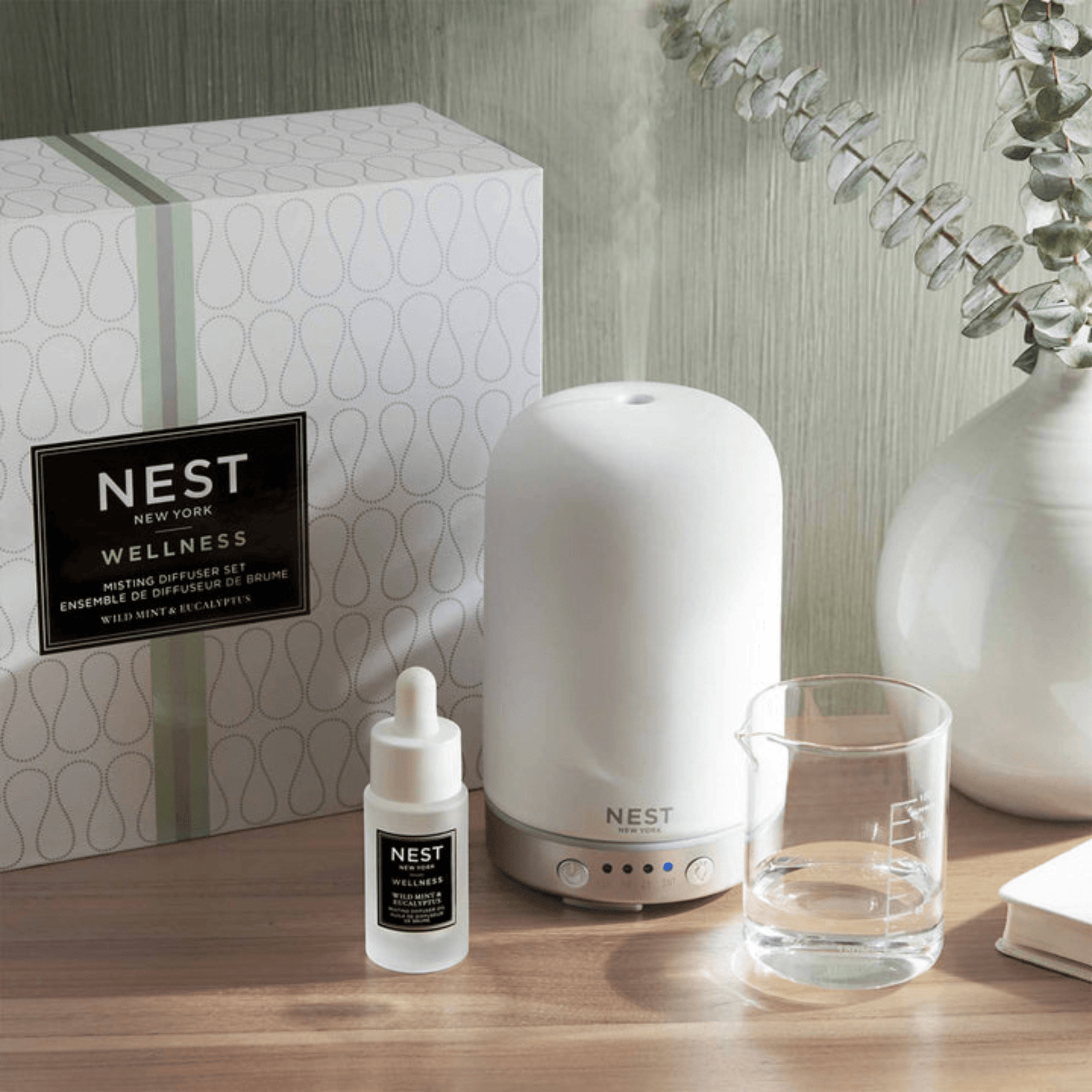 Wild Mint & Eucalyptus Misting Diffuser Set - Fairley Fancy 