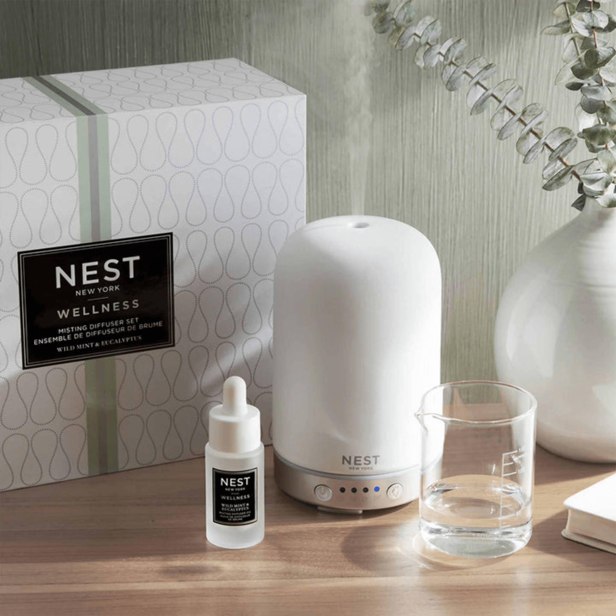 Wild Mint & Eucalyptus Misting Diffuser Set - Fairley Fancy 